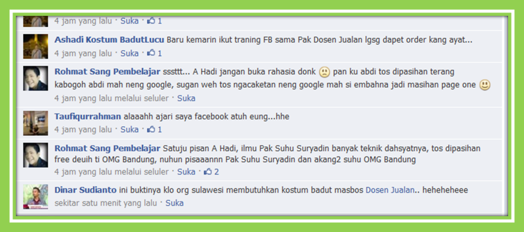 Tips Agar Tidak Ketipu Pedagang Online; Persembahan Dosen Facebook Marketing Clinic, Tingkatkan Omzet Lewat FB Tanpa Bayar Iklan