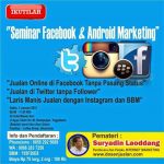 JOGJA; 0856 2295 689 (Simpati) Seminar Internet Marketing di Yogyakarta