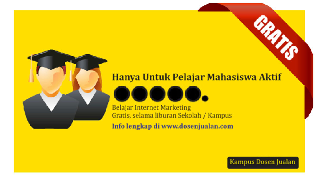 Belajar GRATIS untuk Mahasiswa dan Pelajar / Siswa SMA 3 Belajar GRATIS untuk Mahasiswa dan Pelajar / Siswa SMA
