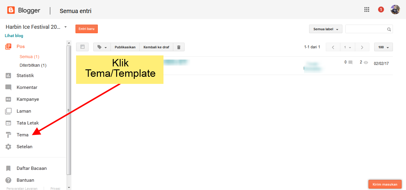Cara Mudah Mengganti Template (Tampilan) Blog 14 cara menganti template di blog 1