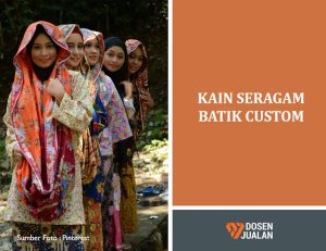 pemasaran kain seragam batik custom